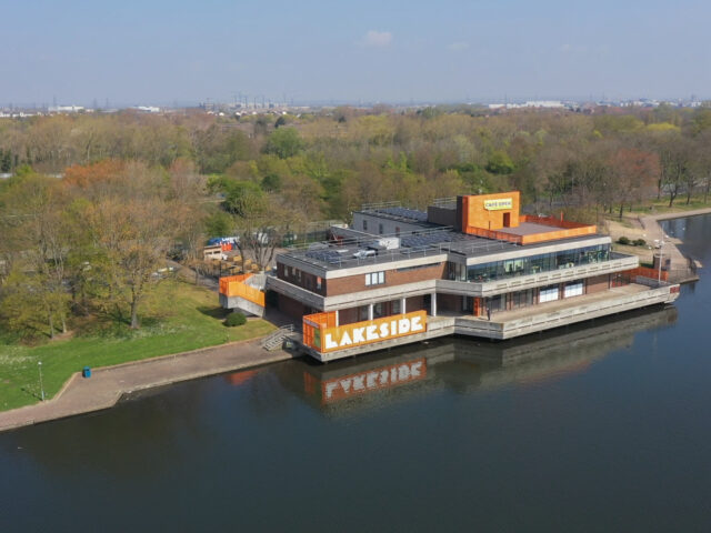 An overhead photo of the Lakeside Centre