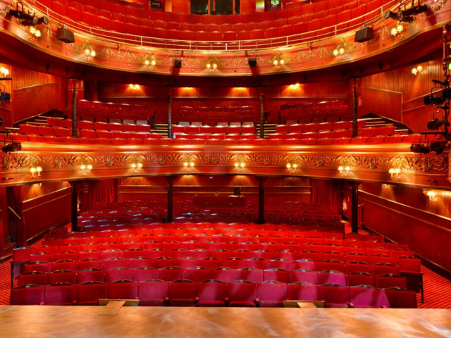 Theatre seating as viewed from the stage
